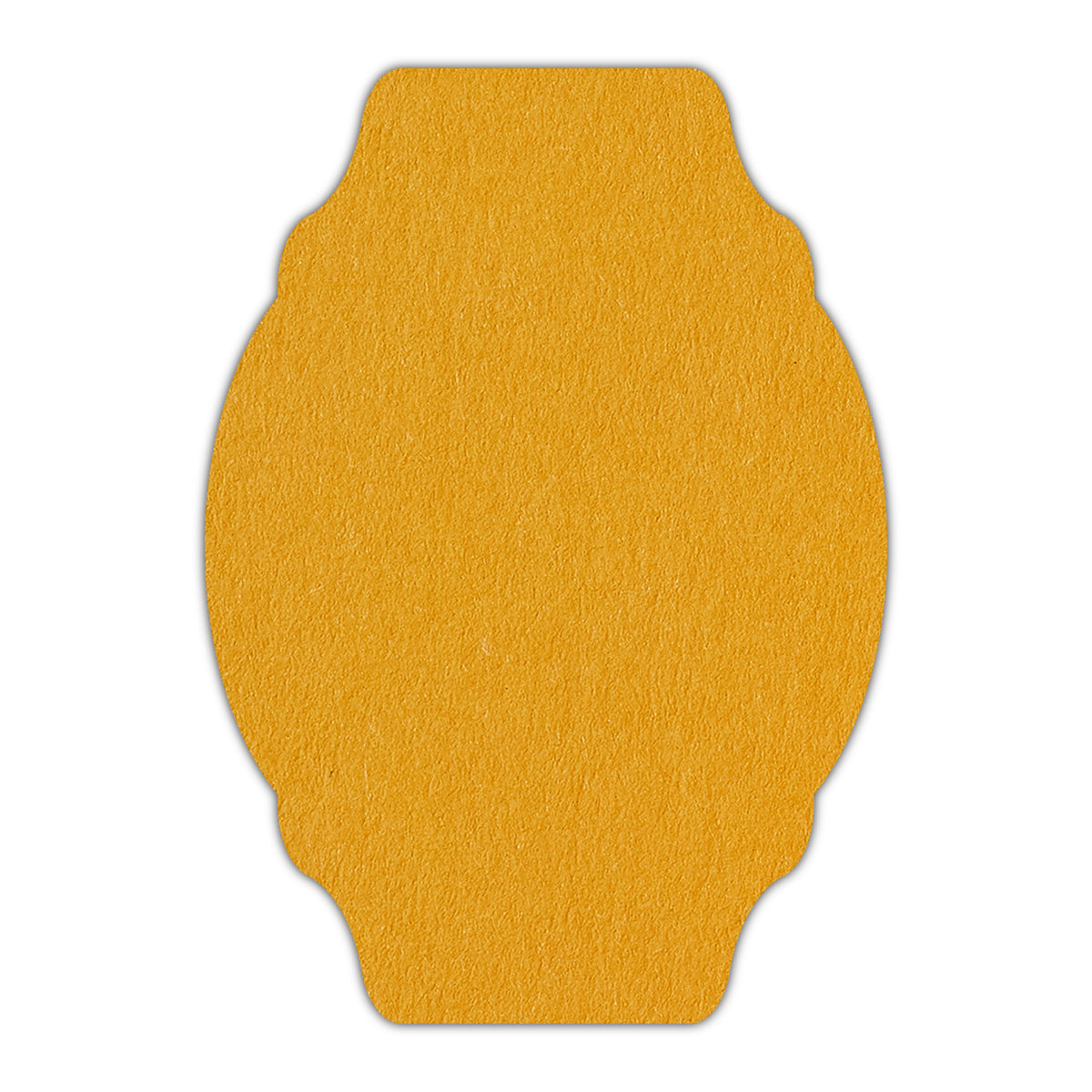 CMYK Print on Shimmer Citrine Cardstock | Shape P18 | 3" x 5"