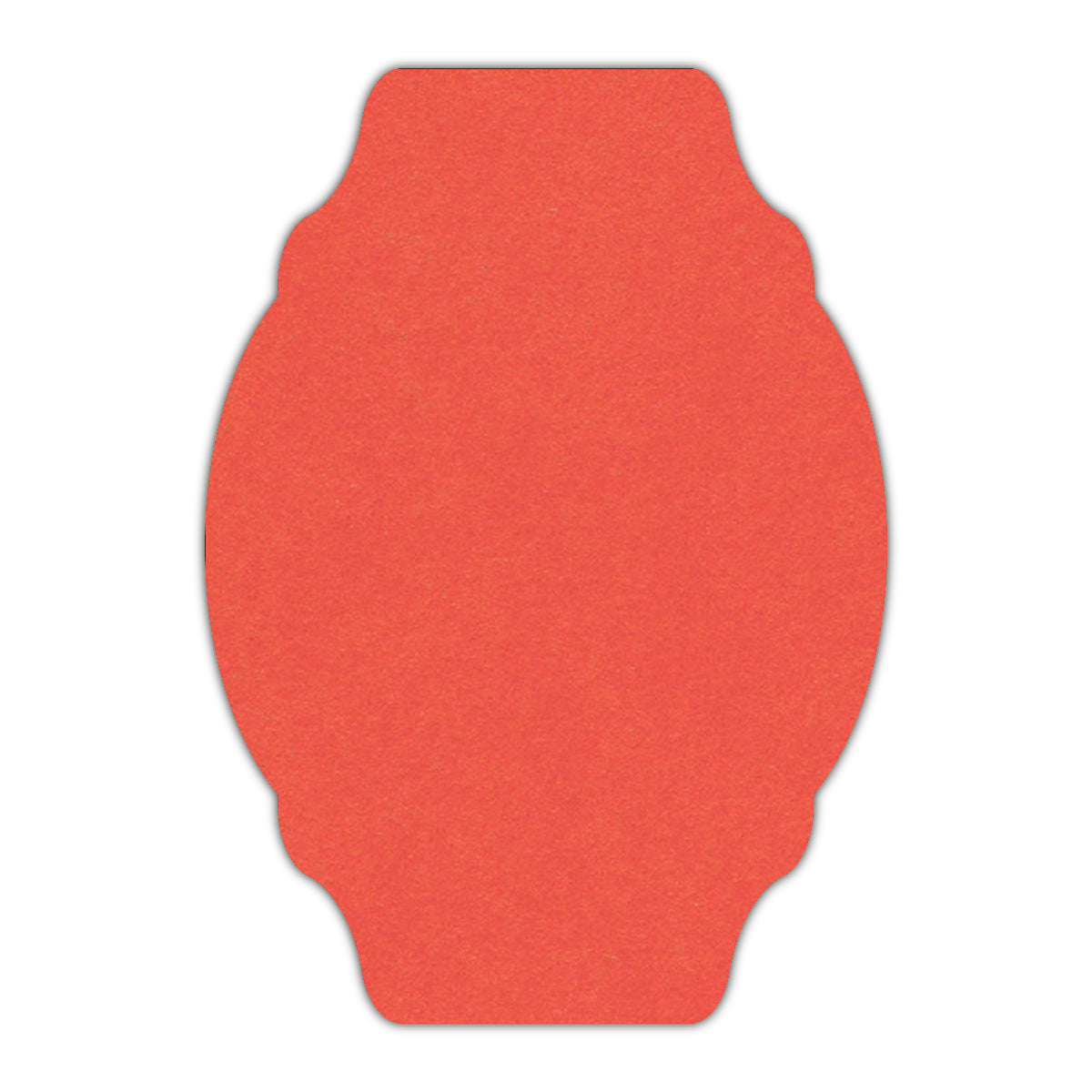 CMYK Print on Shimmer Coral Cardstock | Shape P18 | 3.5" x 5"