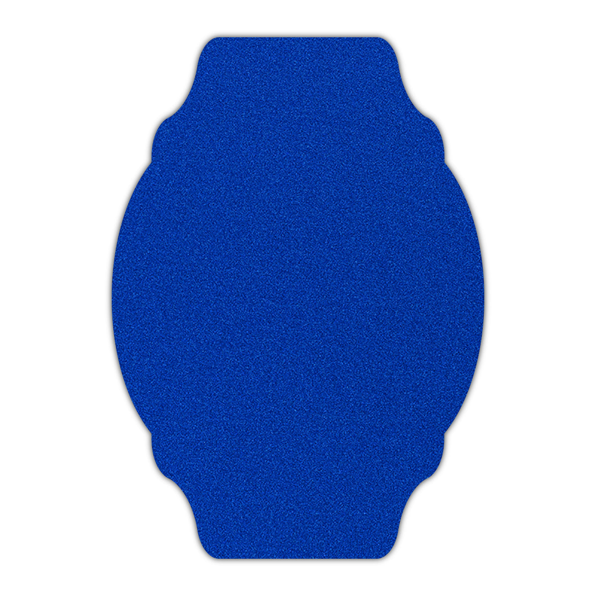 CMYK Print on Shimmer Electric Blue Cardstock | Shape P18 | 2" x 3.5"