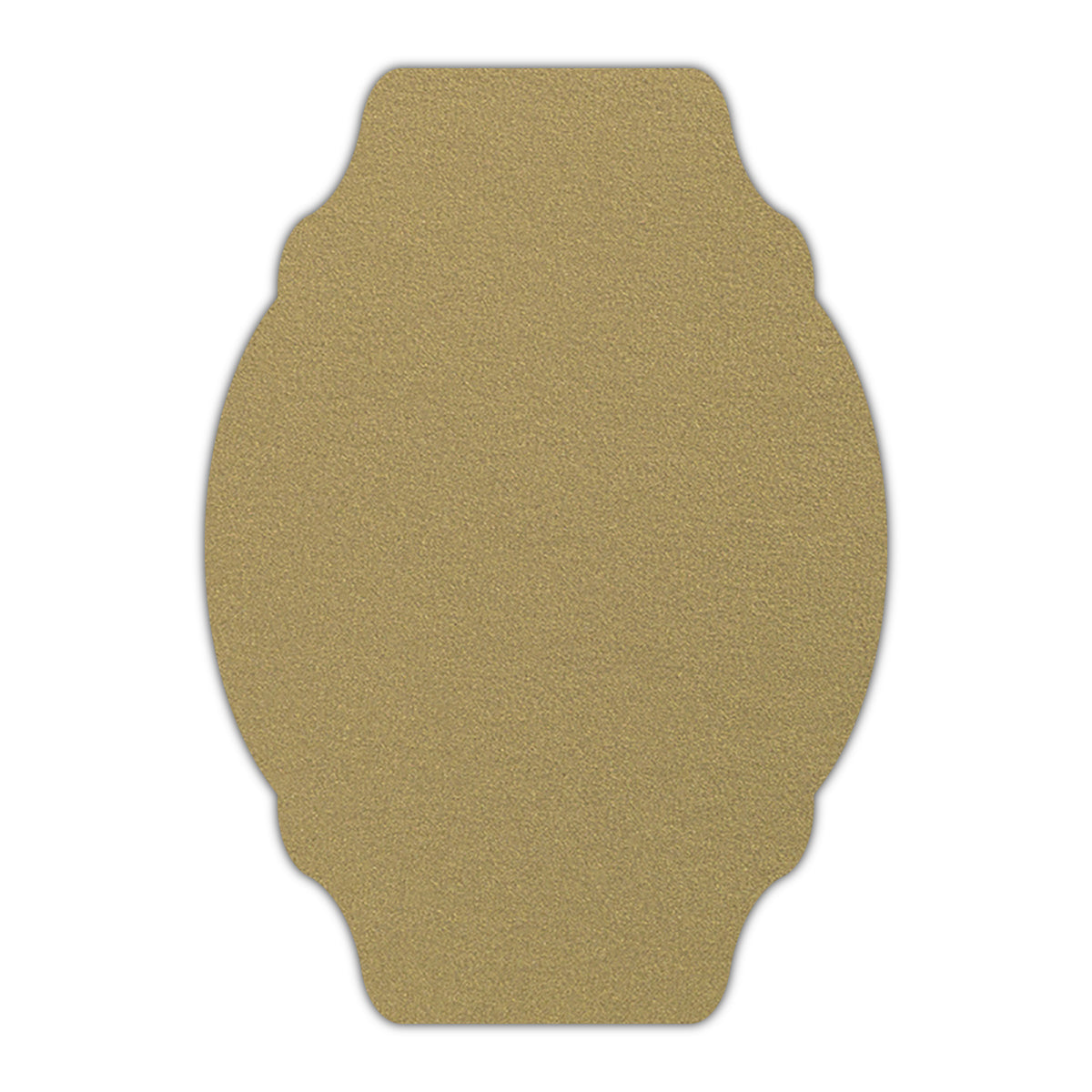 CMYK Print on Shimmer Gold Leaf Cardstock | Shape P18 | 5.5" x 8.5"