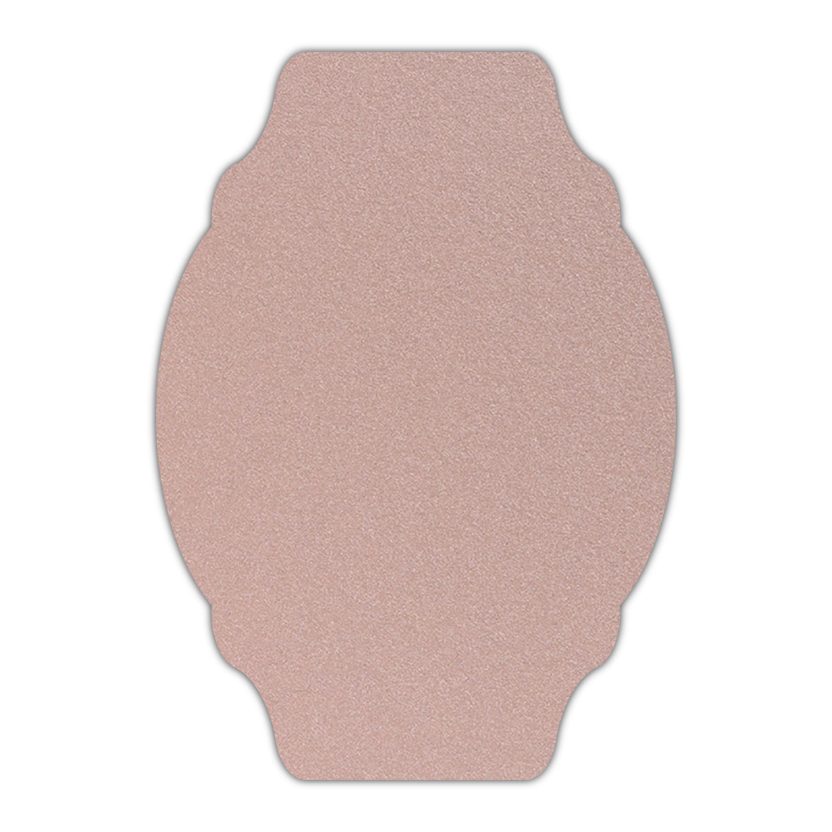 CMYK Print on Shimmer Nude Cardstock | Shape P18 | 5" x 8"