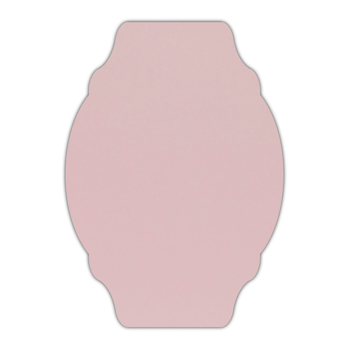 CMYK Print on Shimmer Rose Quartz Cardstock | Shape P18 | 12" x 18"