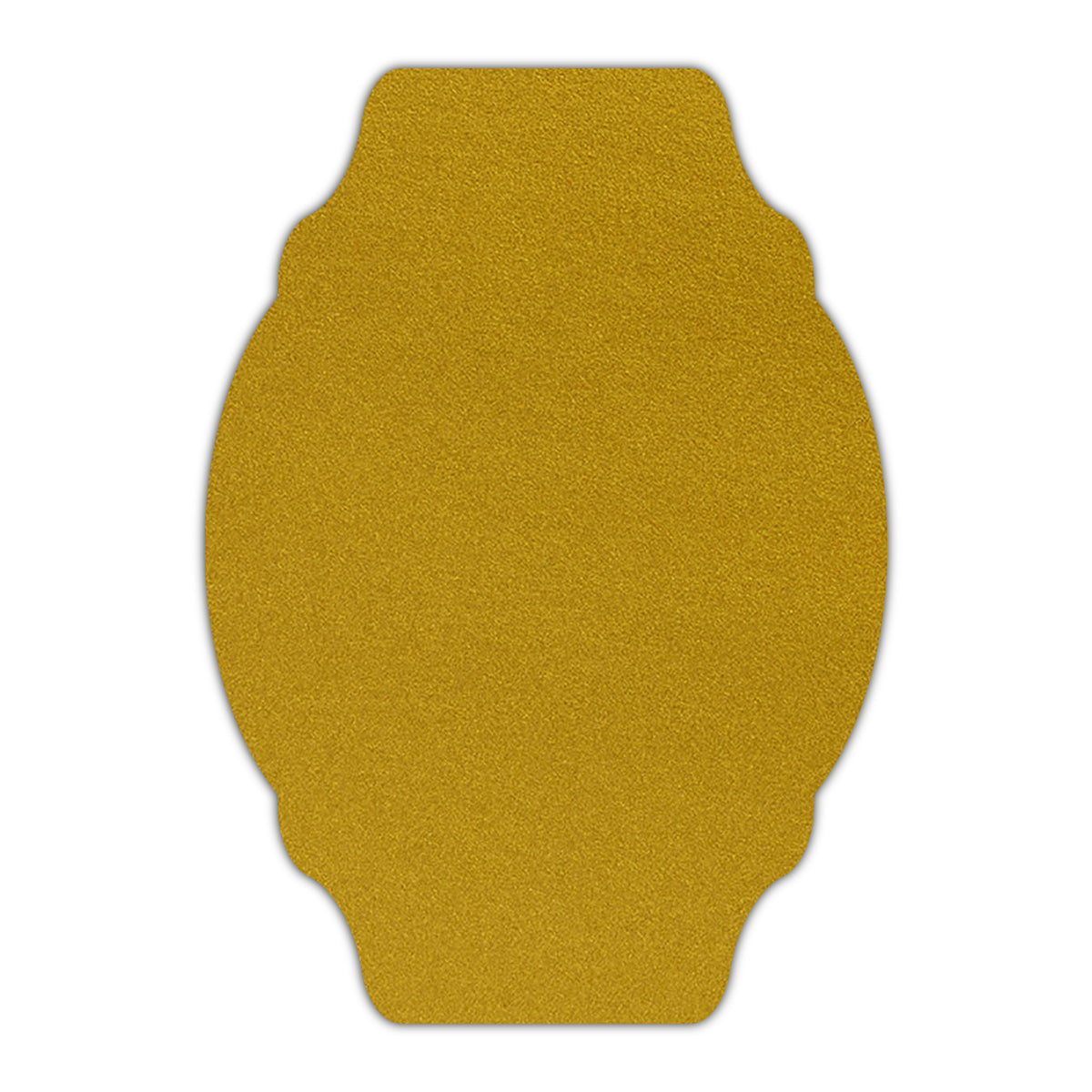 CMYK Print on Shimmer Super Gold Cardstock | Shape P18 | 5" x 8"