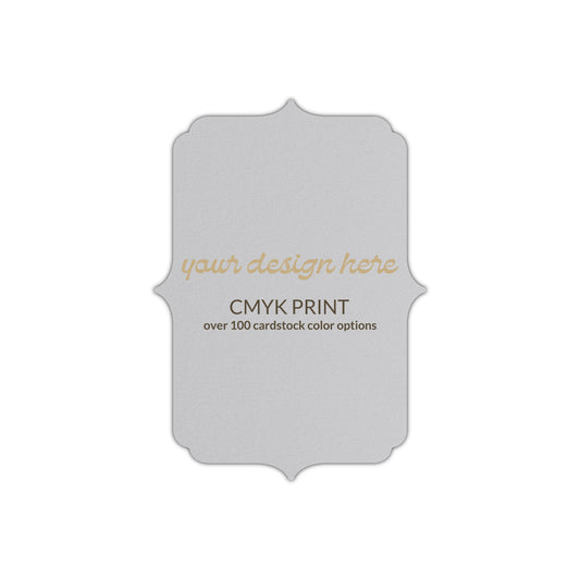 Shape P19 Diecut Card | CMYK Print | 2.5" x 3.5"