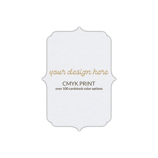 Shape P19 Diecut Card | CMYK Print | 2" x 3.5"