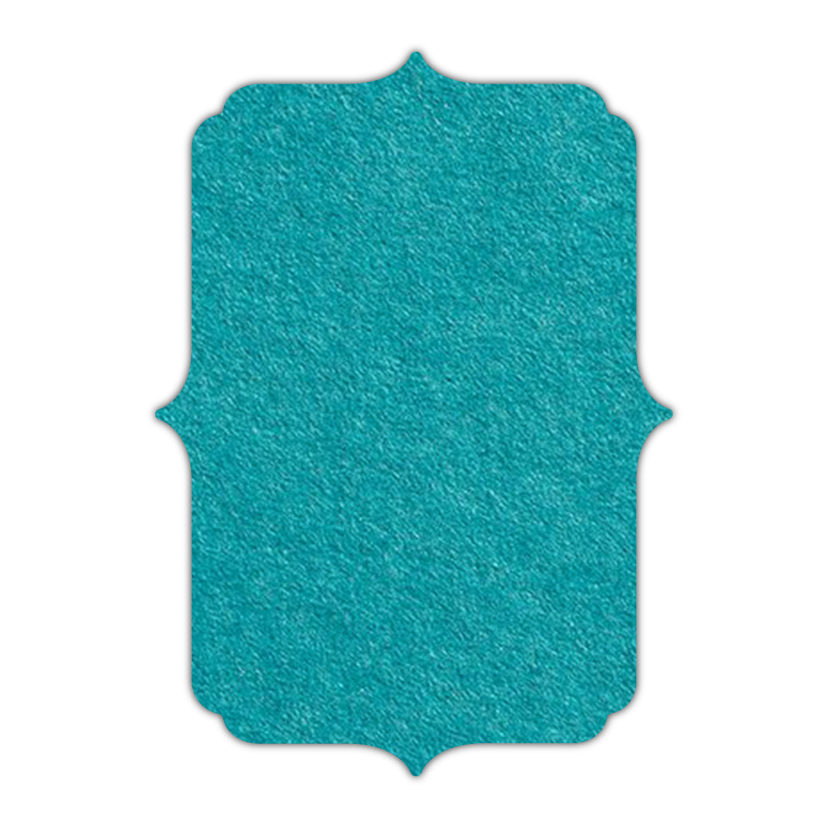 CMYK Print on Aqua Blue Cardstock | Shape P19 | 11" x 14"