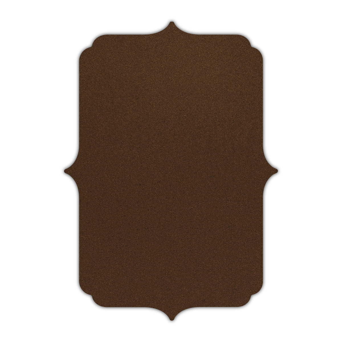 CMYK Print on Shimmer Bronze Cardstock | Shape P19 | 11" x 14"
