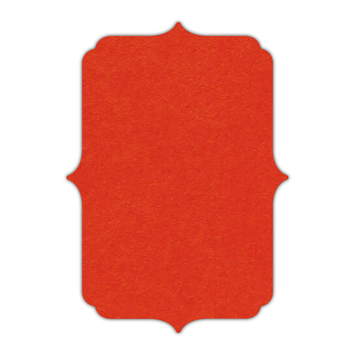 CMYK Print on Chili Pepper Cardstock | Shape P19 | 12" x 18"