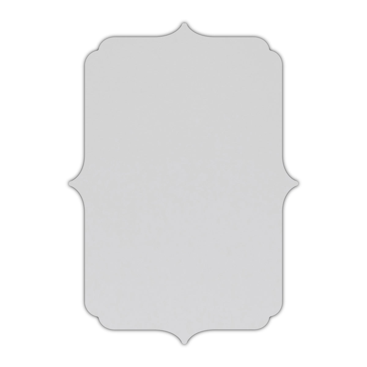 CMYK Print on Shimmer Crystal Cardstock | Shape P19 | 5" x 8"
