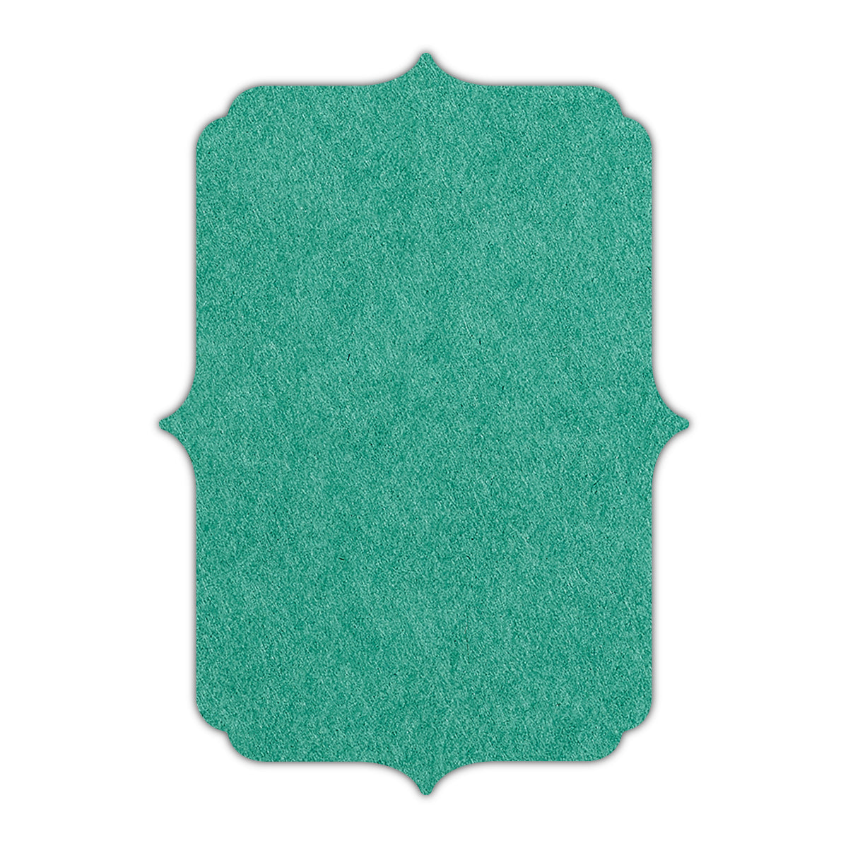 CMYK Print on Emerald Cardstock | Shape P19 | 5" x 8"