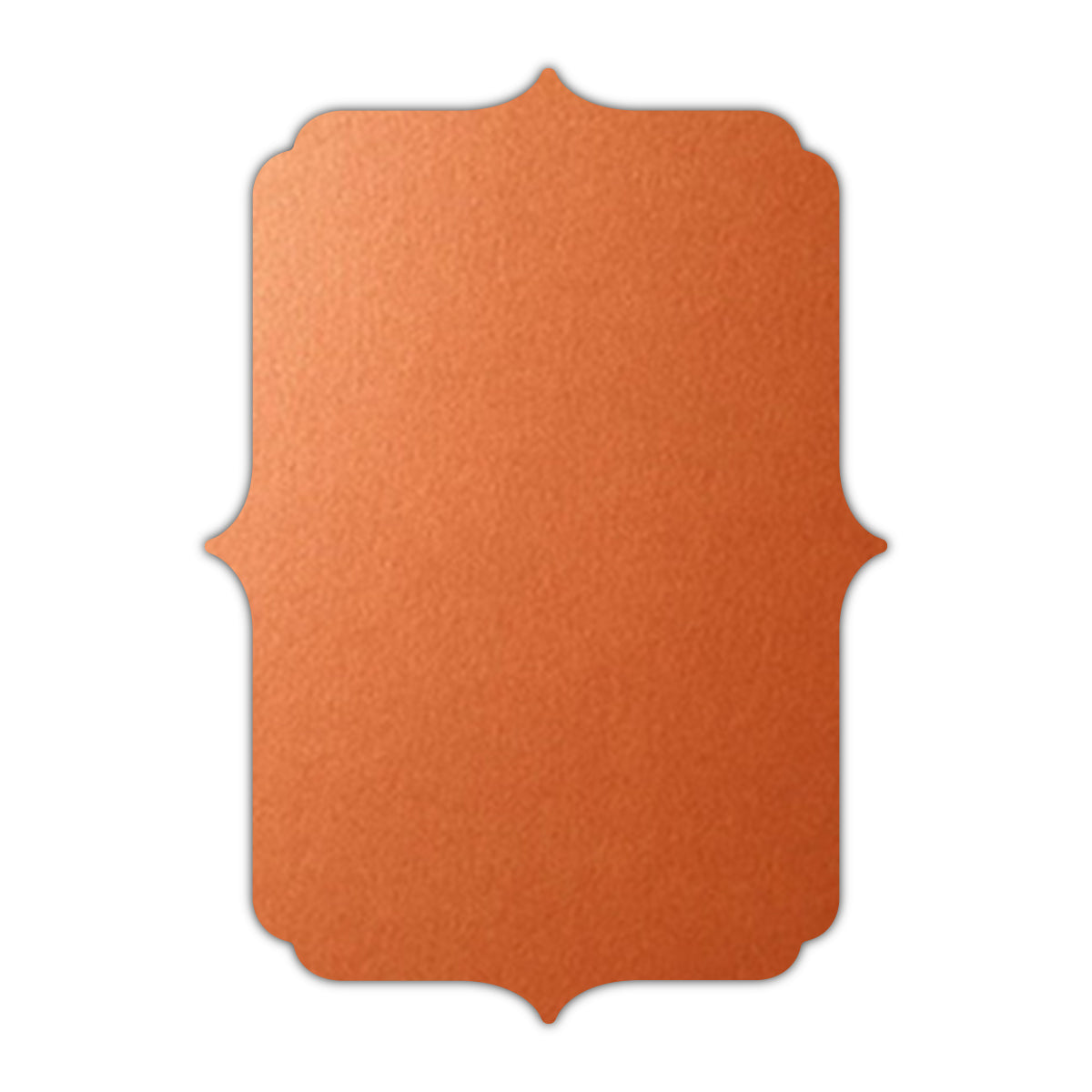 CMYK Print on Shimmer Flame Cardstock | Shape P19 | 5.5" x 8.5"