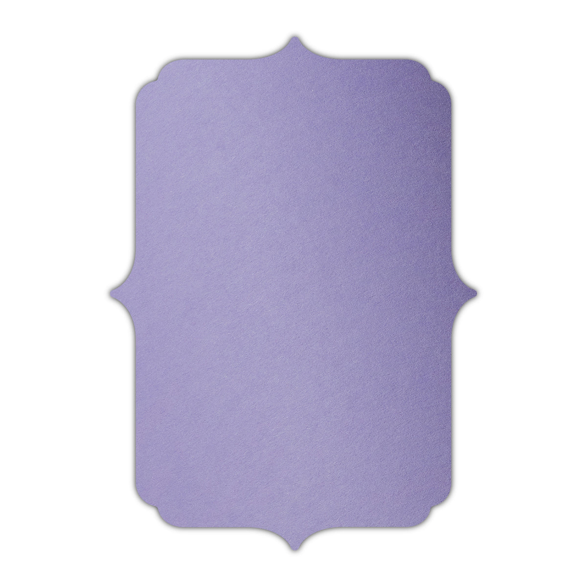 CMYK Print on Lavender Cardstock | Shape P19 | 3" x 4"