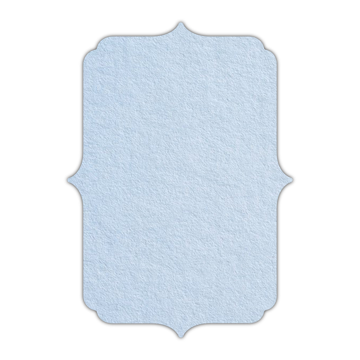CMYK Print on Light Sky Blue Cardstock | Shape P19 | 6" x 9"