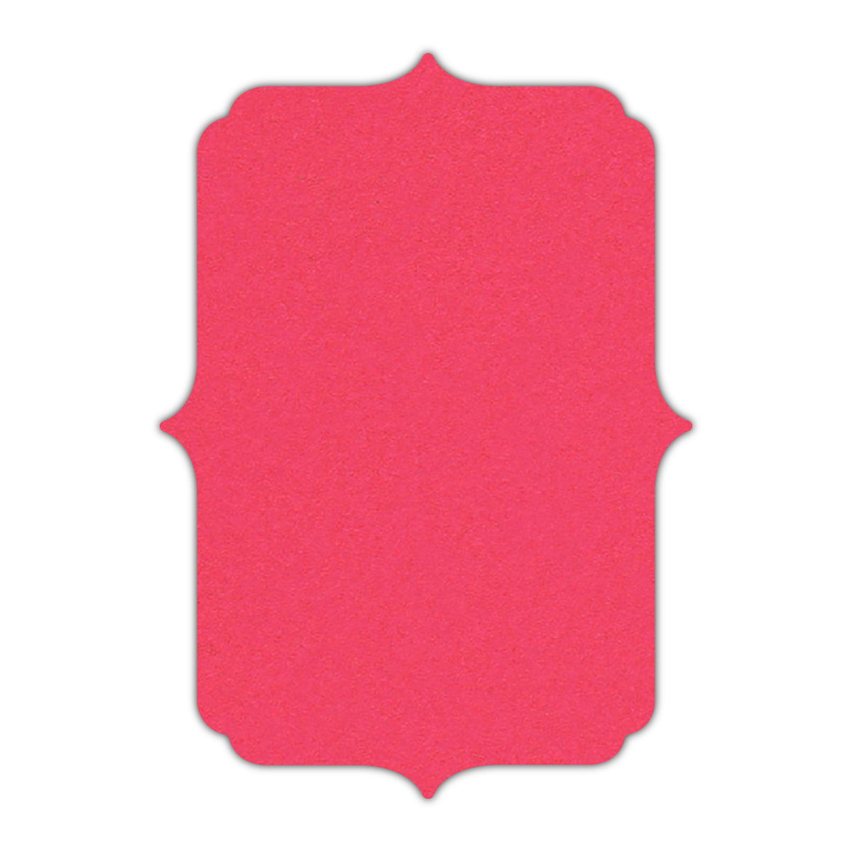 CMYK Print on Lipstick Cardstock | Shape P19 | 2.5" x 3.5"