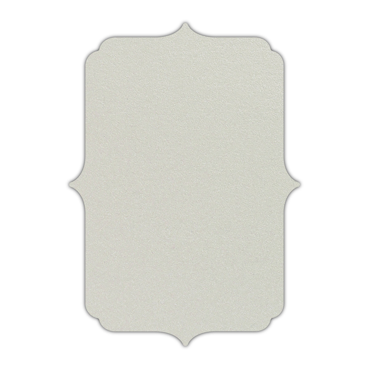 CMYK Print on Shimmer Lustre Cardstock | Shape P19 | 3" x 4"