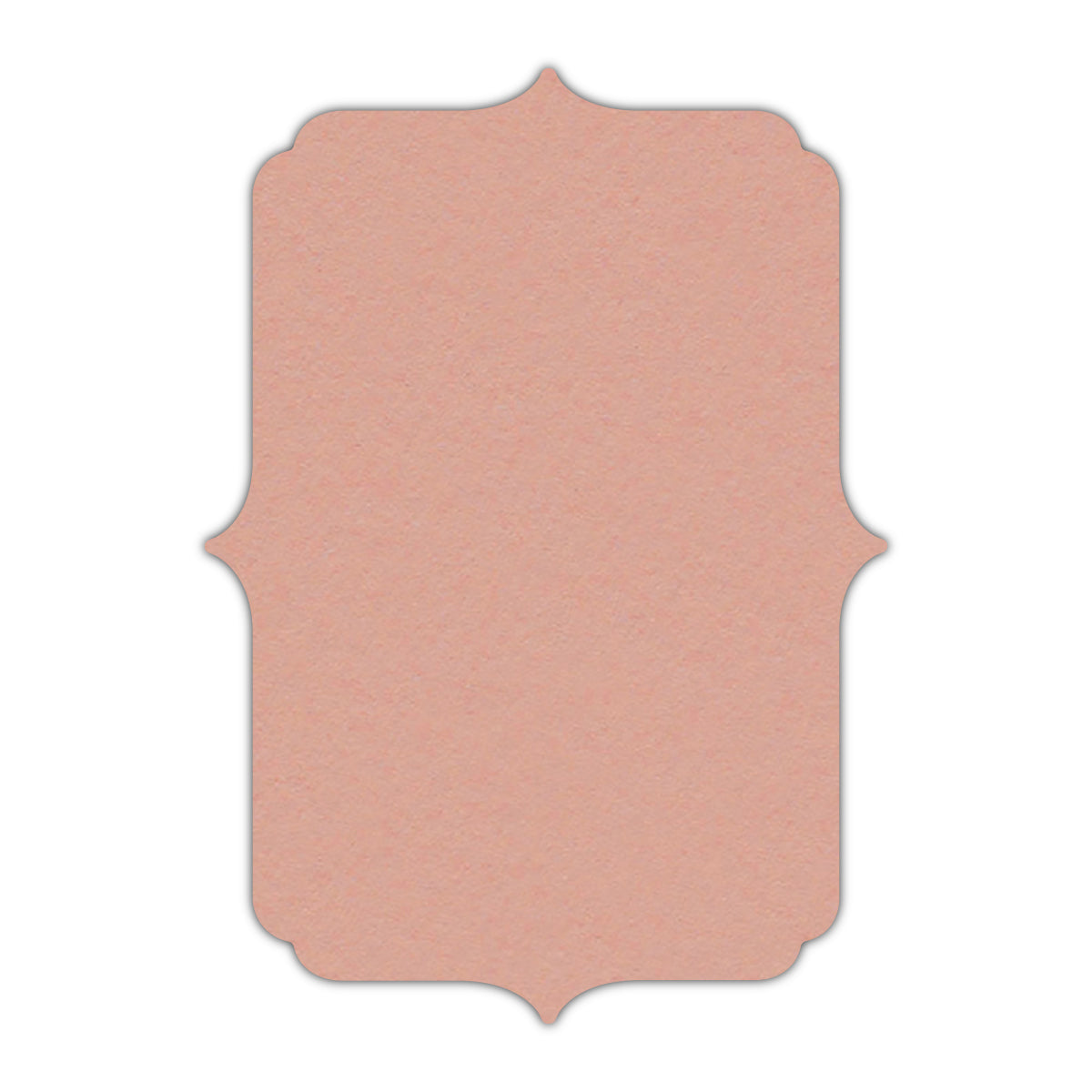 CMYK Print on Old Rose Cardstock | Shape P19 | 8.5" x 11"