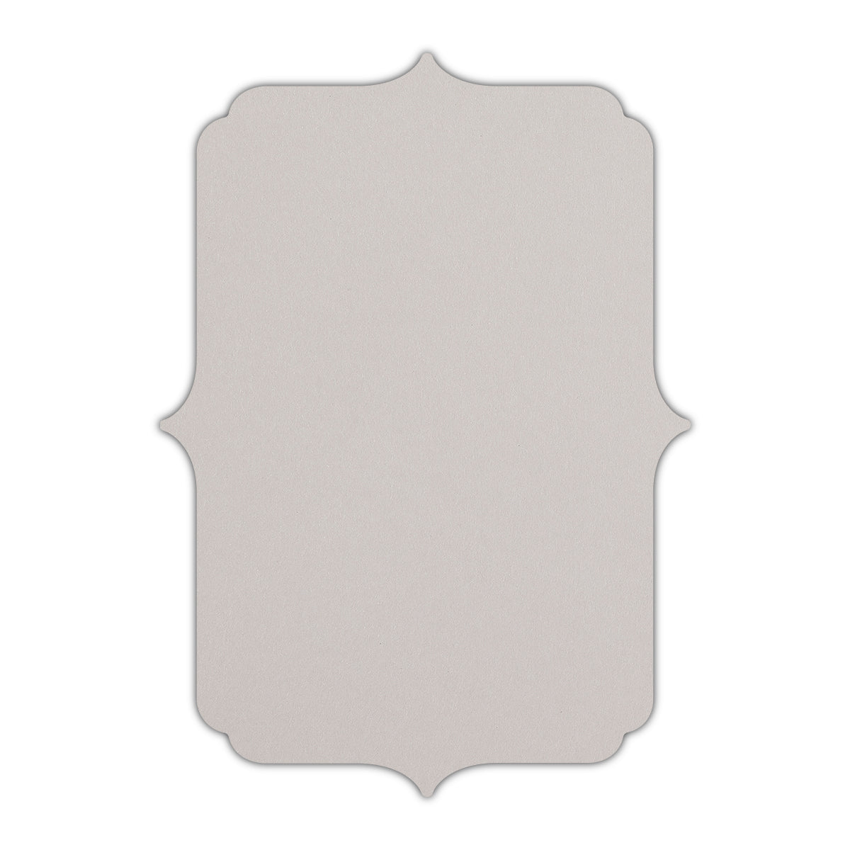 CMYK Print on Pale Grey Cardstock | Shape P19 | 5" x 8"