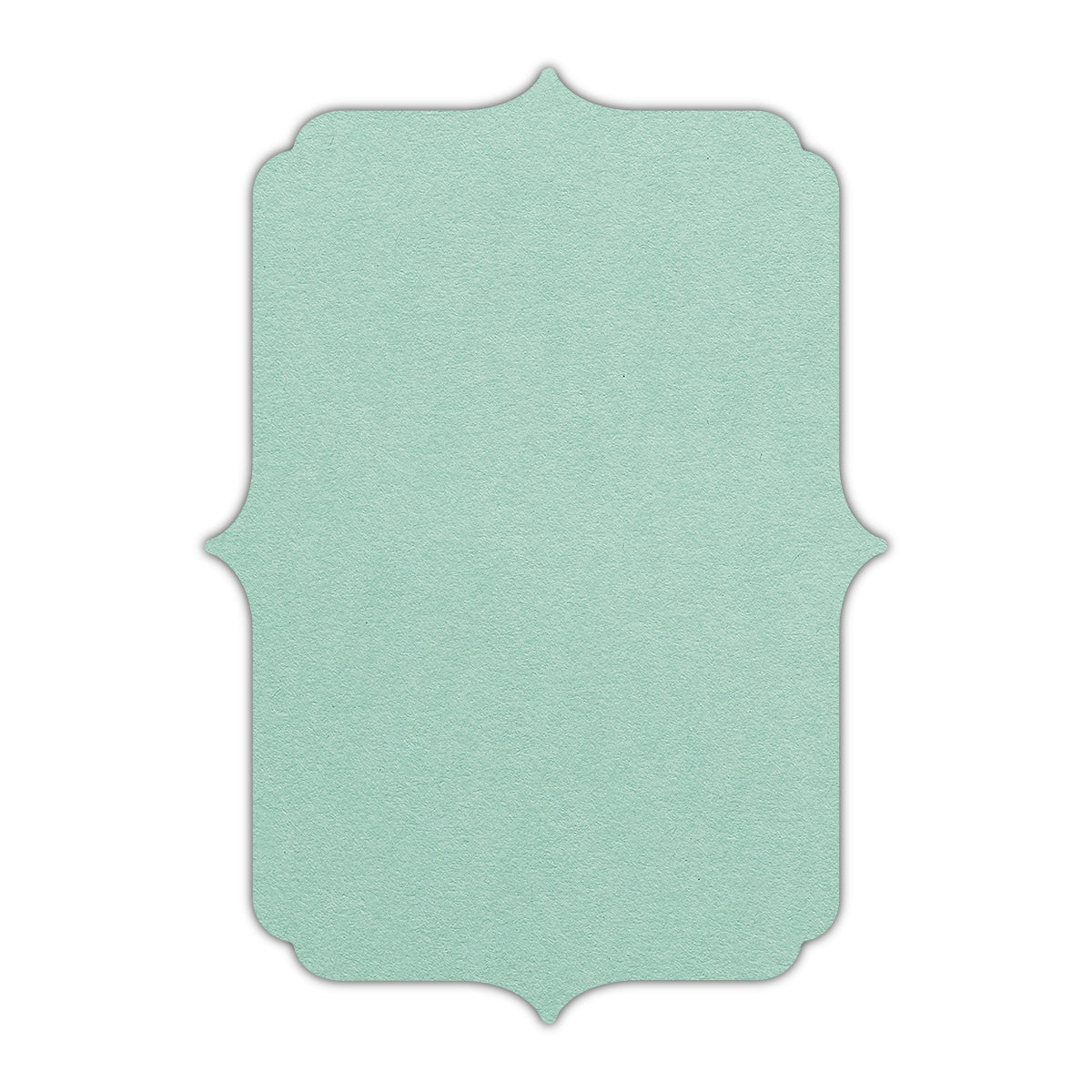 CMYK Print on Park Green Cardstock | Shape P19 | 4.25" x 5.5"