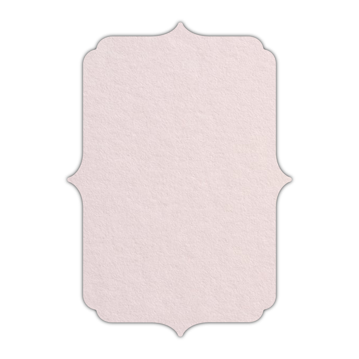 CMYK Print on Powder Pink Cardstock | Shape P19 | 8" x 10"