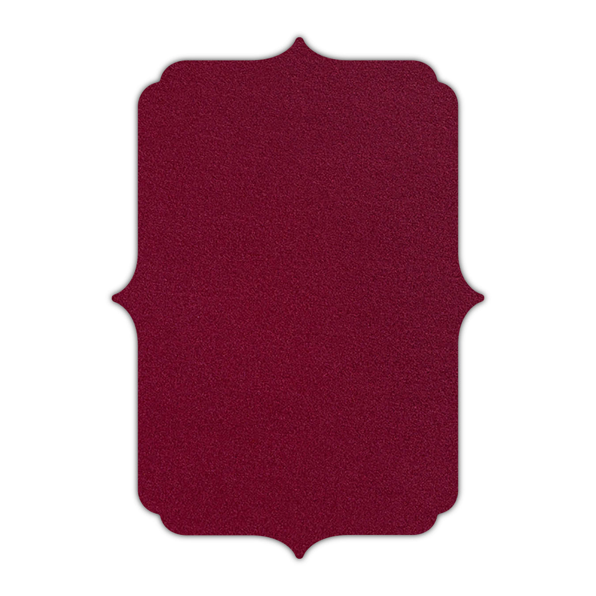 CMYK Print on Shimmer Red Lacquer Cardstock | Shape P19 | 8" x 10"