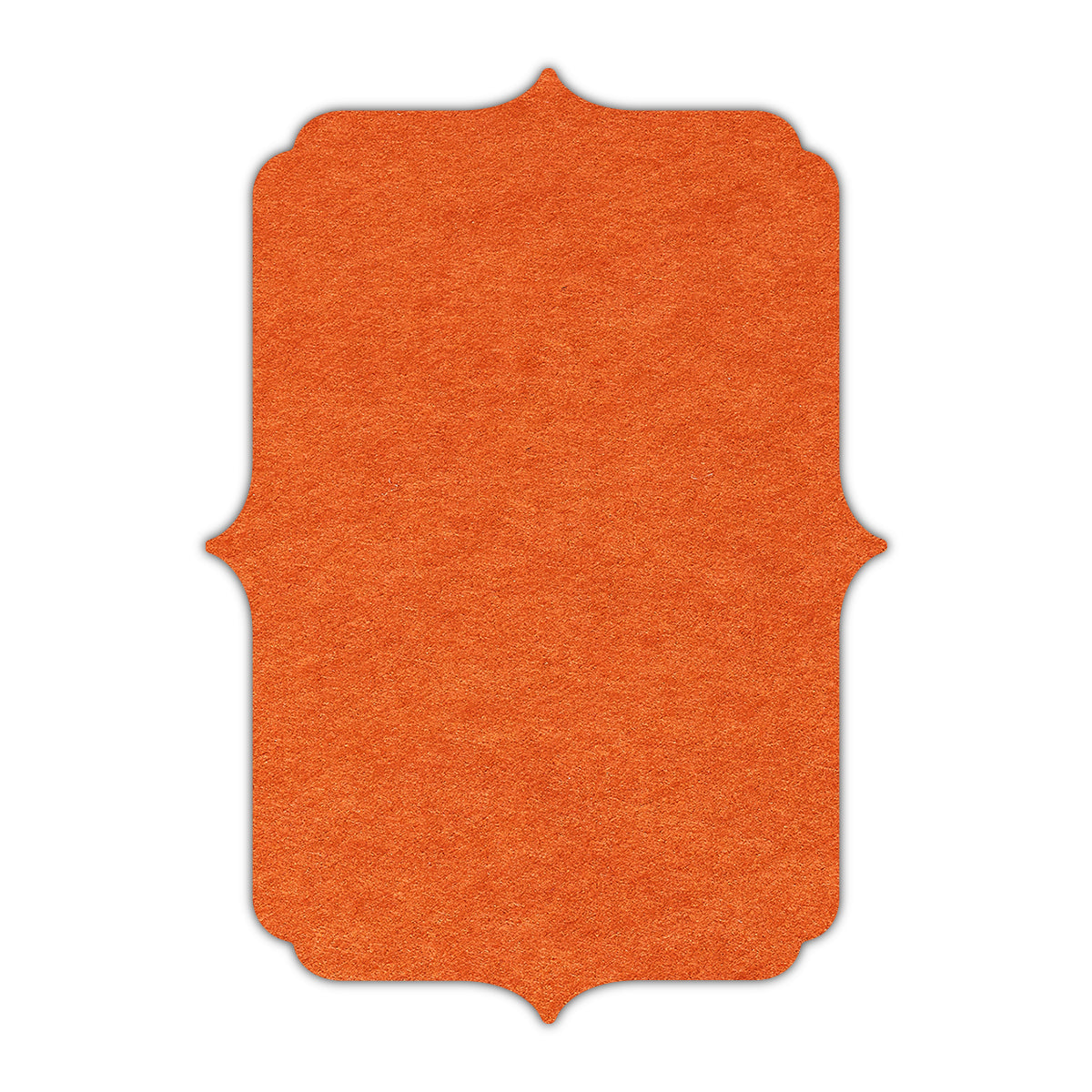 CMYK Print on Rust Cardstock | Shape P19 | 8.5" x 11"