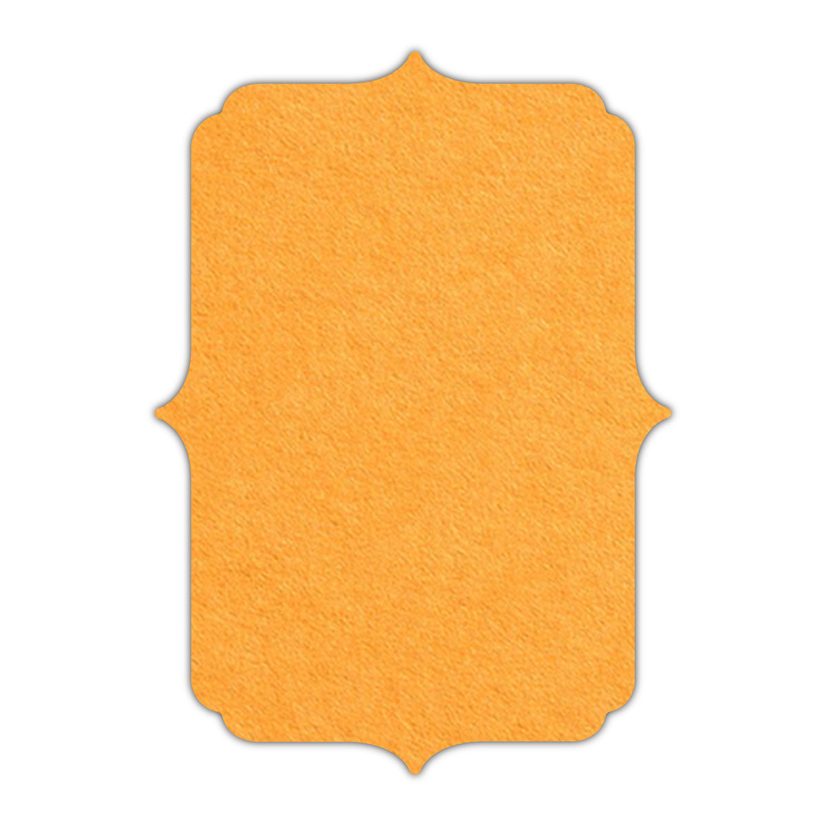 CMYK Print on Sun Glow Cardstock | Shape P19 | 3" x 5"