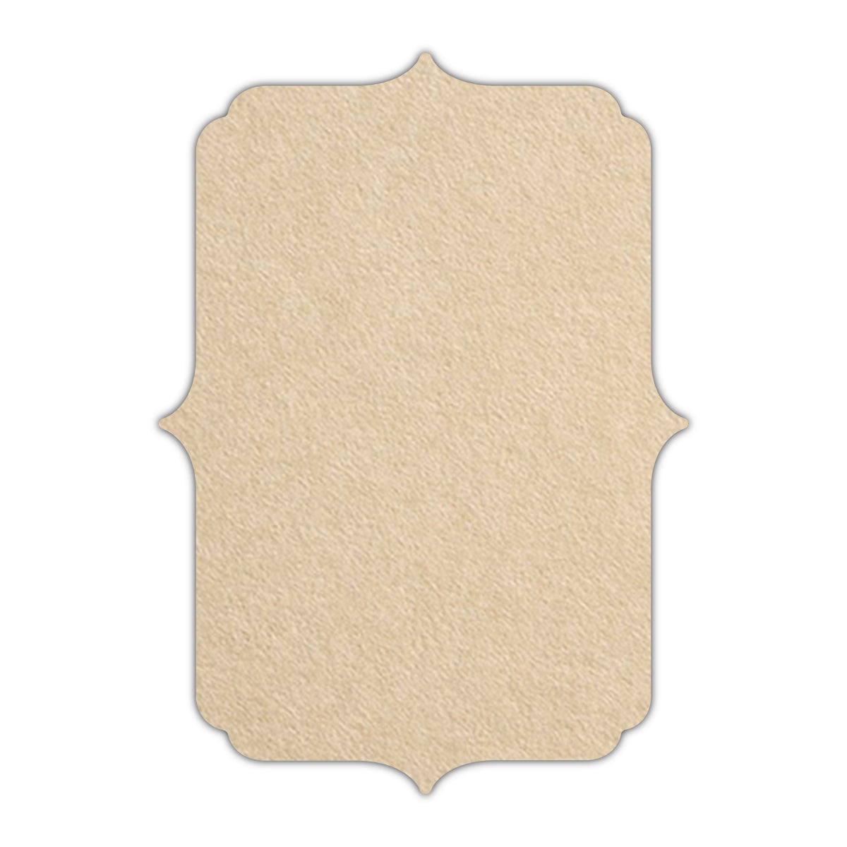 CMYK Print on Wheat Cardstock | Shape P19 | 5" x 7"