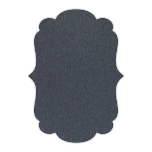 CMYK Print on Shimmer Anthracite Cardstock | Shape P1 | 8" x 10"