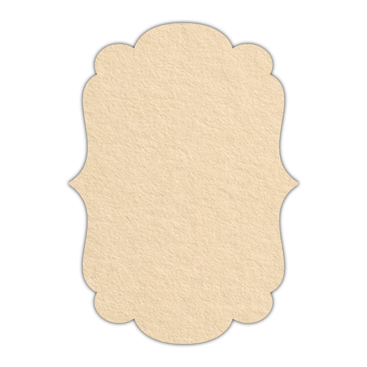 CMYK Print on Antique Ivory Cardstock | Shape P1 | 11" x 14"