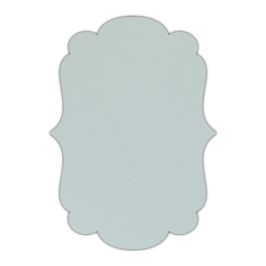 CMYK Print on Shimmer Aquamarine Cardstock | Shape P1 | 8" x 10"