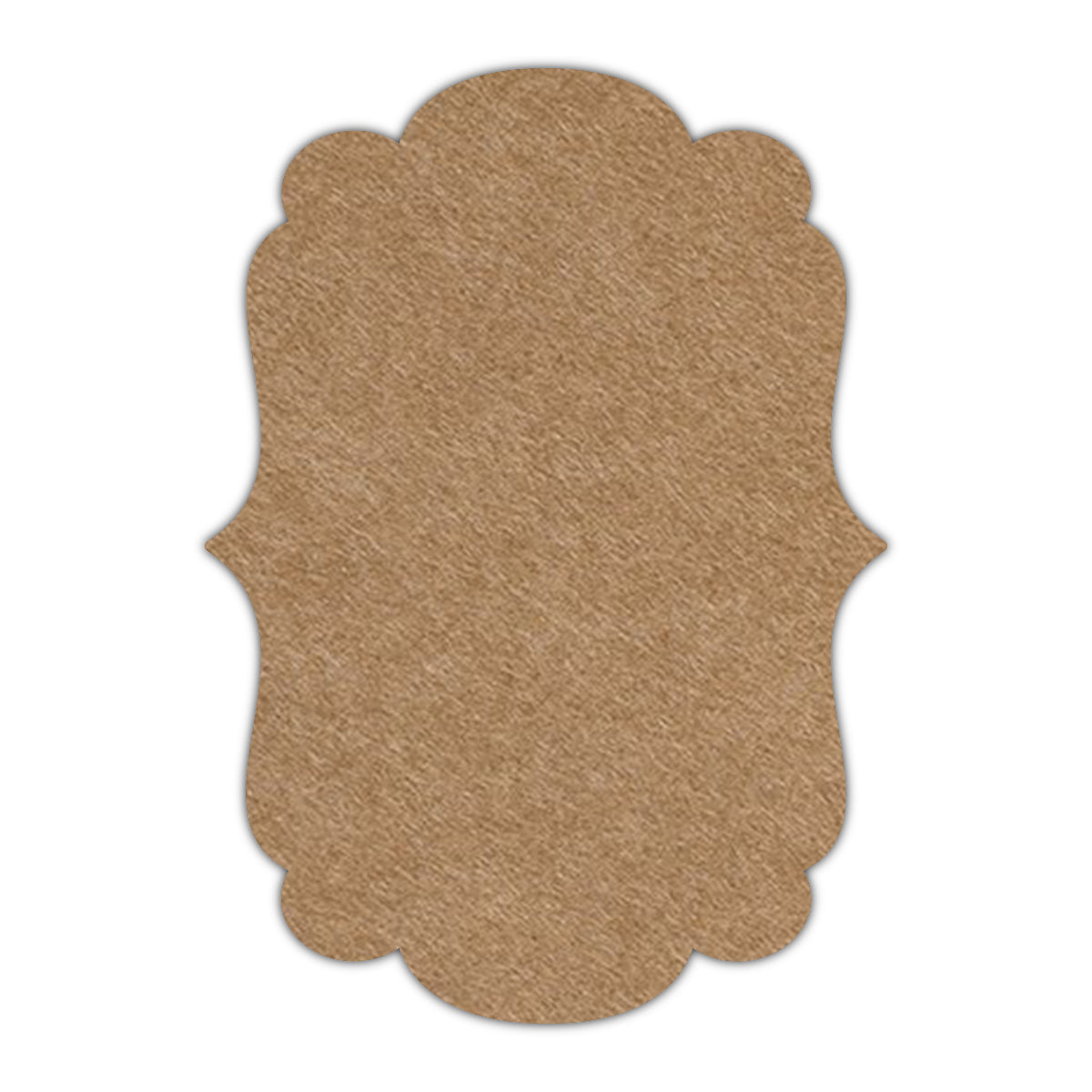 CMYK Print on Beach Sand Cardstock | Shape P1 | 6" x 9"