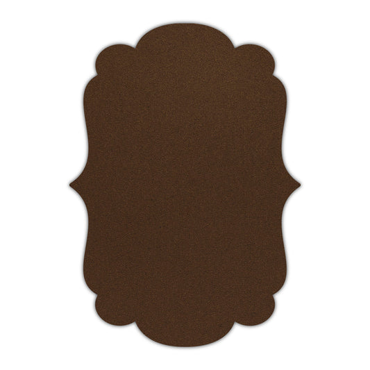 CMYK Print on Shimmer Bronze Cardstock | Shape P1 | 8" x 10"