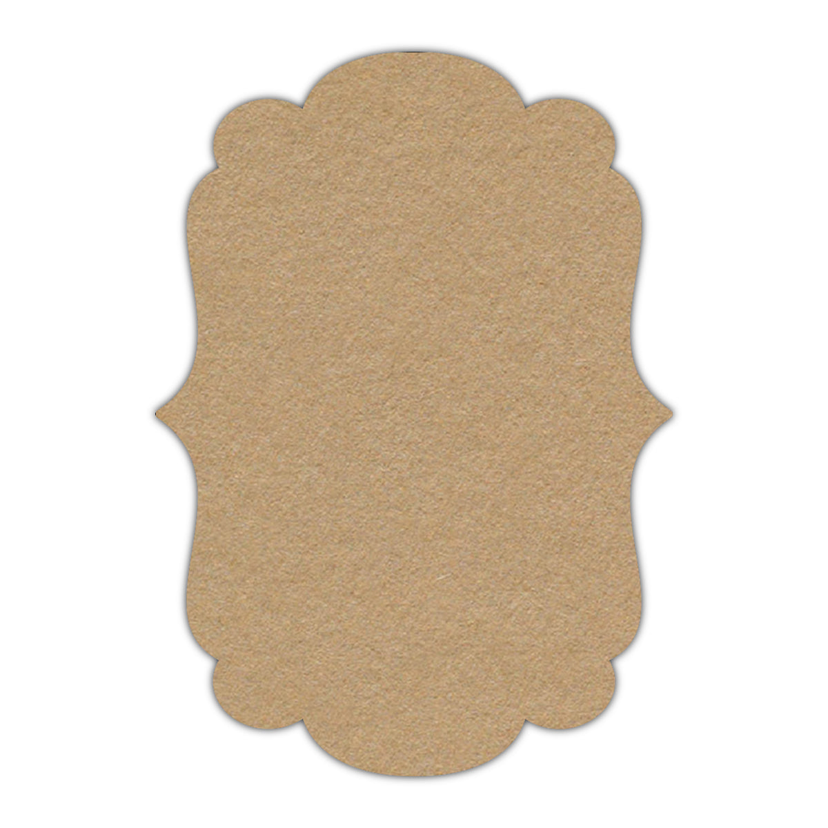 CMYK Print on Camel Cardstock | Shape P1 | 5" x 7"