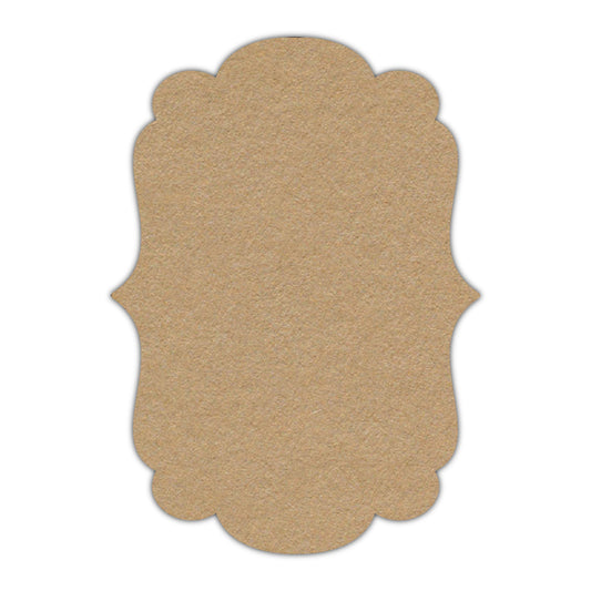 CMYK Print on Camel Cardstock | Shape P1 | 5" x 7"
