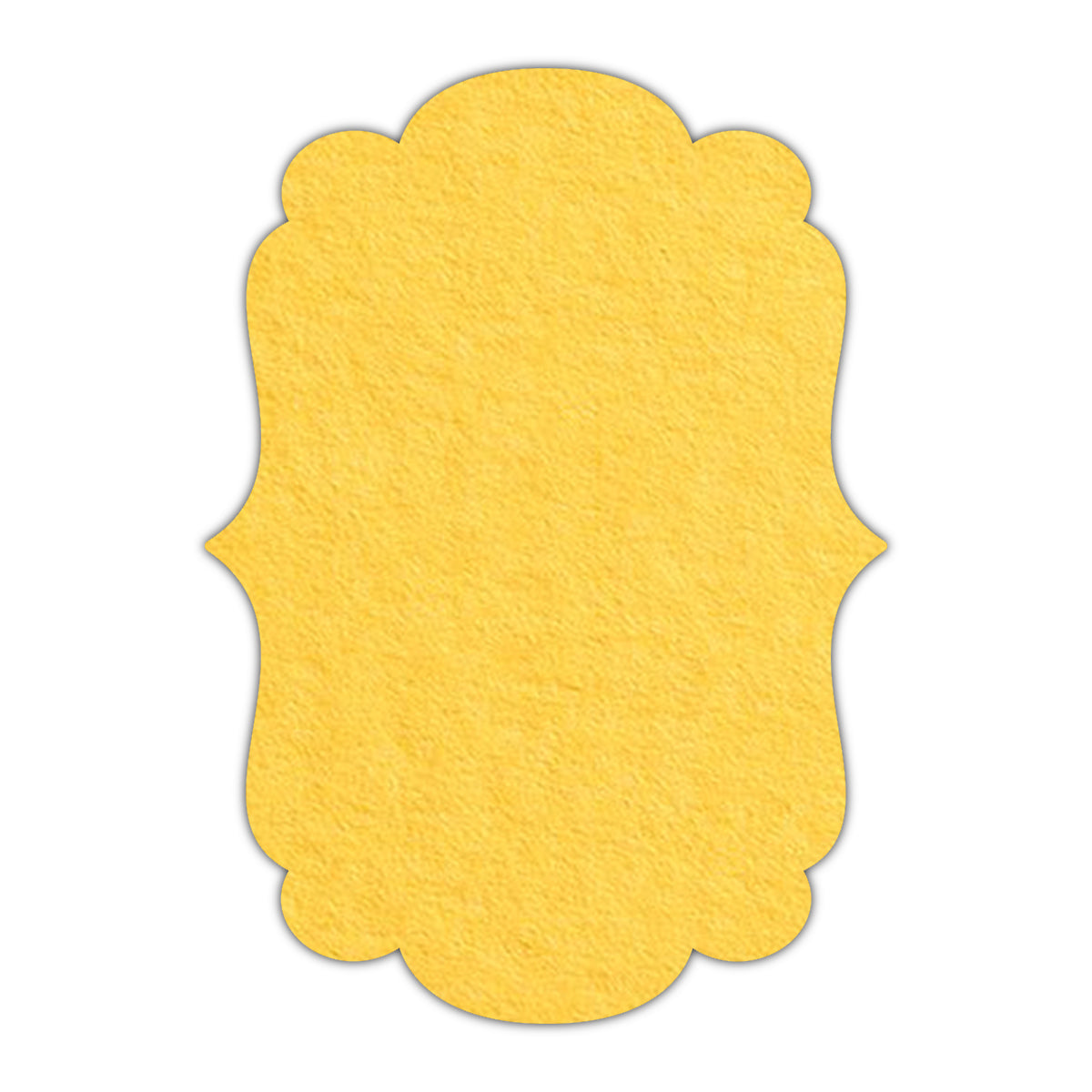 CMYK Print on Canary Yellow Cardstock | Shape P1 | 4.25" x 5.5"