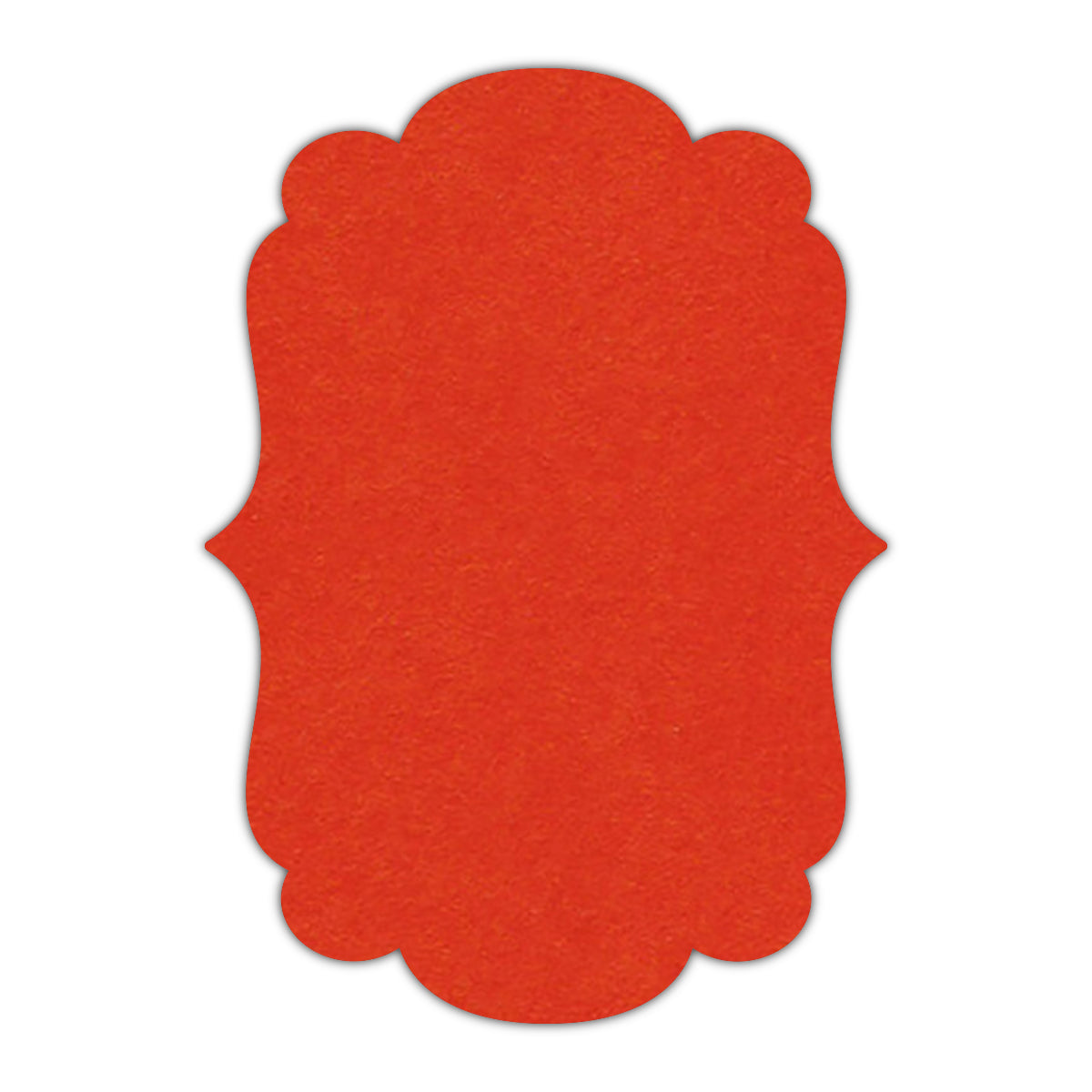 CMYK Print on Chili Pepper Cardstock | Shape P1 | 2.5" x 3.5"