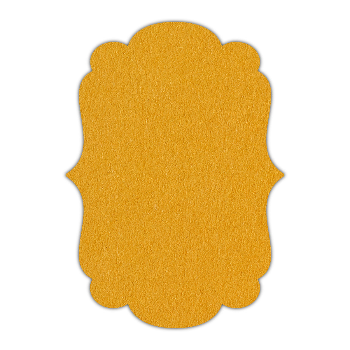CMYK Print on Shimmer Citrine Cardstock | Shape P1 | 2" x 2"