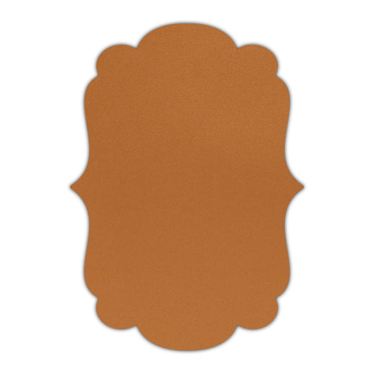 CMYK Print on Shimmer Copper Cardstock | Shape P1 | 8" x 10"