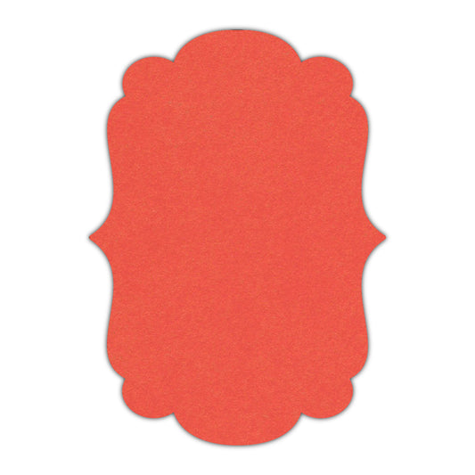 CMYK Print on Shimmer Coral Cardstock | Shape P1 | 8" x 10"