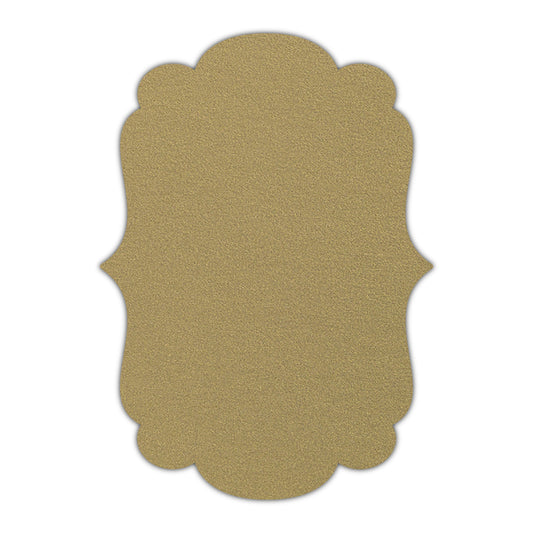 CMYK Print on Shimmer Gold Leaf Cardstock | Shape P1 | 8" x 10"
