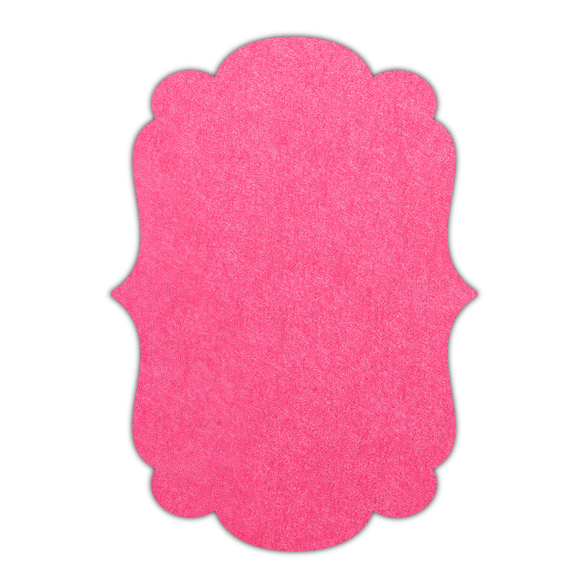 CMYK Print on Hot Pink Cardstock | Shape P1 | 5.5" x 8.5"