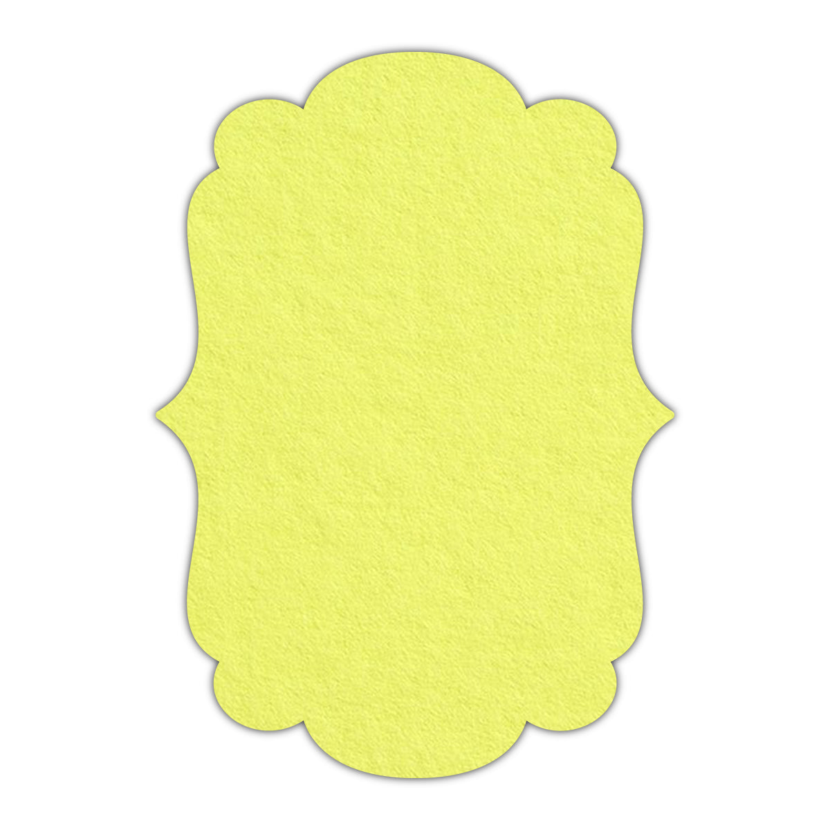 CMYK Print on Key Lime Cardstock | Shape P1 | 5" x 7"