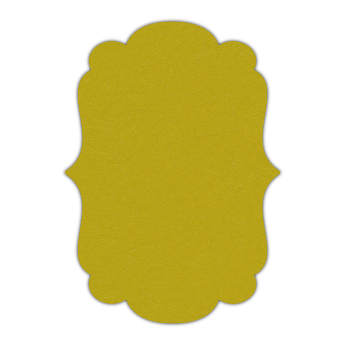 CMYK Print on Kiwi Cardstock | Shape P1 | 2" x 3"