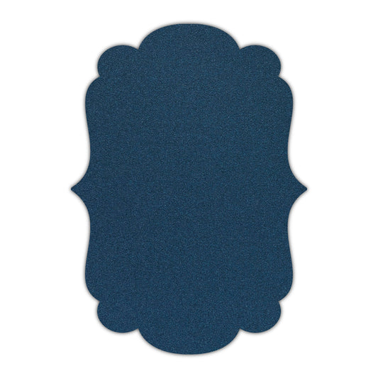 CMYK Print on Shimmer Lapis Cardstock | Shape P1 | 8" x 10"