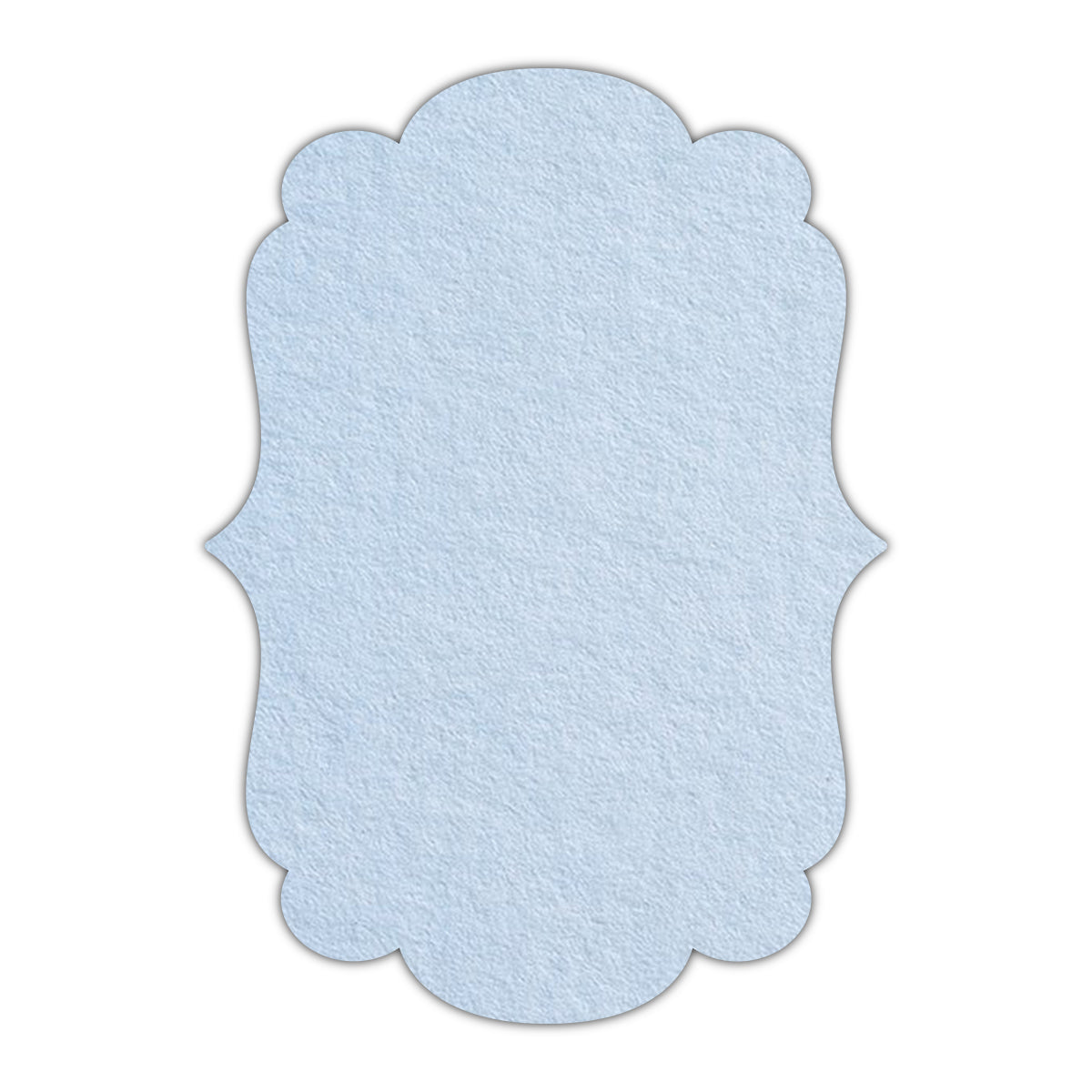 CMYK Print on Light Sky Blue Cardstock | Shape P1 | 5.5" x 8.5"