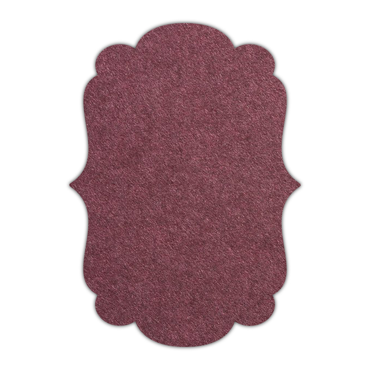 CMYK Print on Merlot Cardstock | Shape P1 | 5" x 7"
