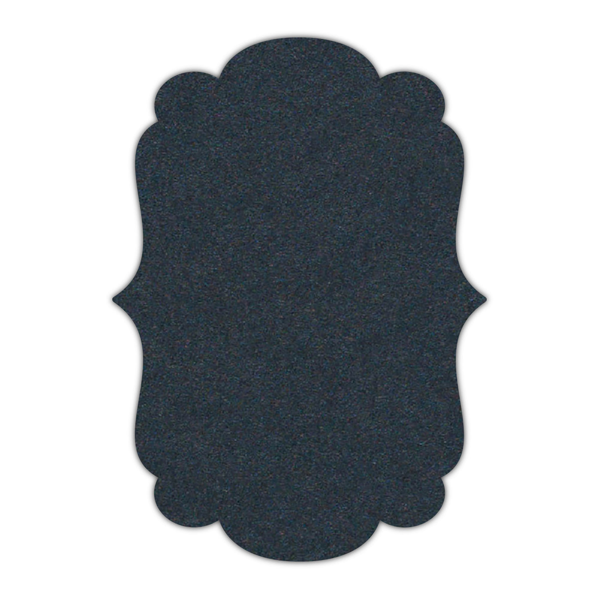 CMYK Print on Navy Blue Cardstock | Shape P1 | 8.5" x 11"