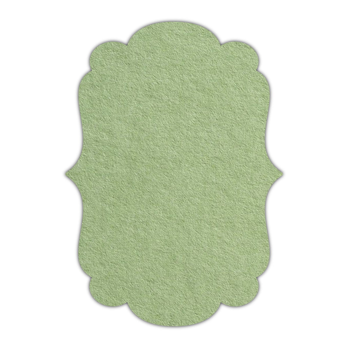CMYK Print on Olive Green Cardstock | Shape P1 | 8.5" x 11"