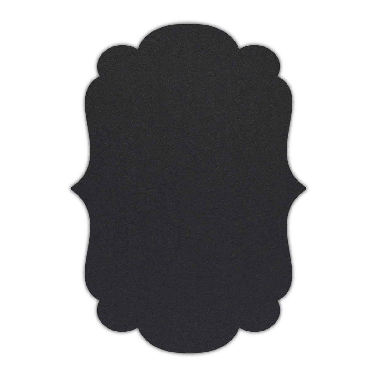 CMYK Print on Shimmer Onyx Cardstock | Shape P1 | 3.75" x 3.75"