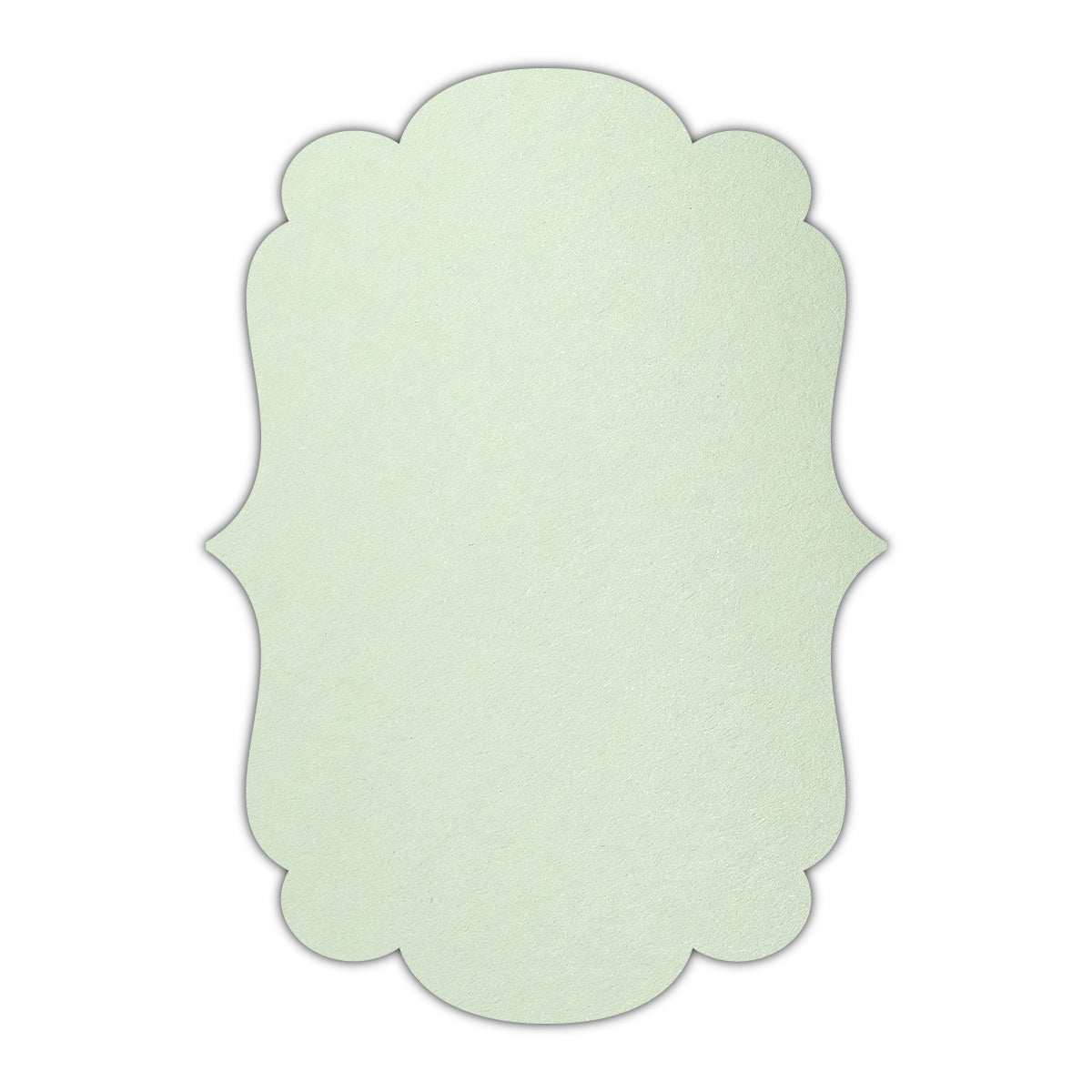 CMYK Print on Pistachio Cardstock | Shape P1 | 4.25" x 5.5"